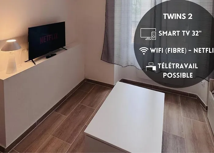 Twinsroom2 Wifi 2Pers Acces 24Sur7