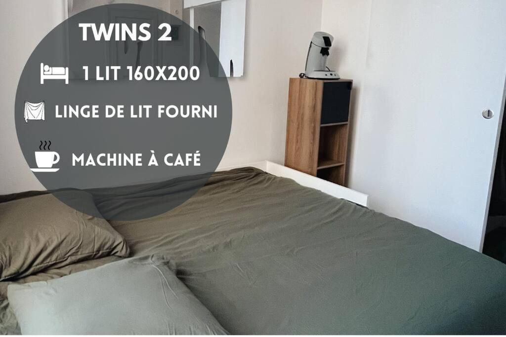 Twinsroom2 Wifi 2pers Acces 24sur7 Apartment